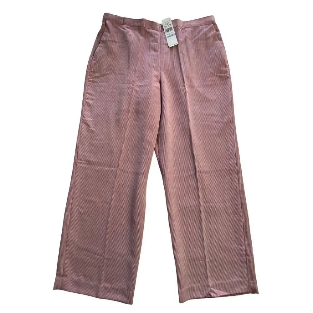 Alfred Dunner Women’s Size 18 Plush Ave Pants in Tea Rose